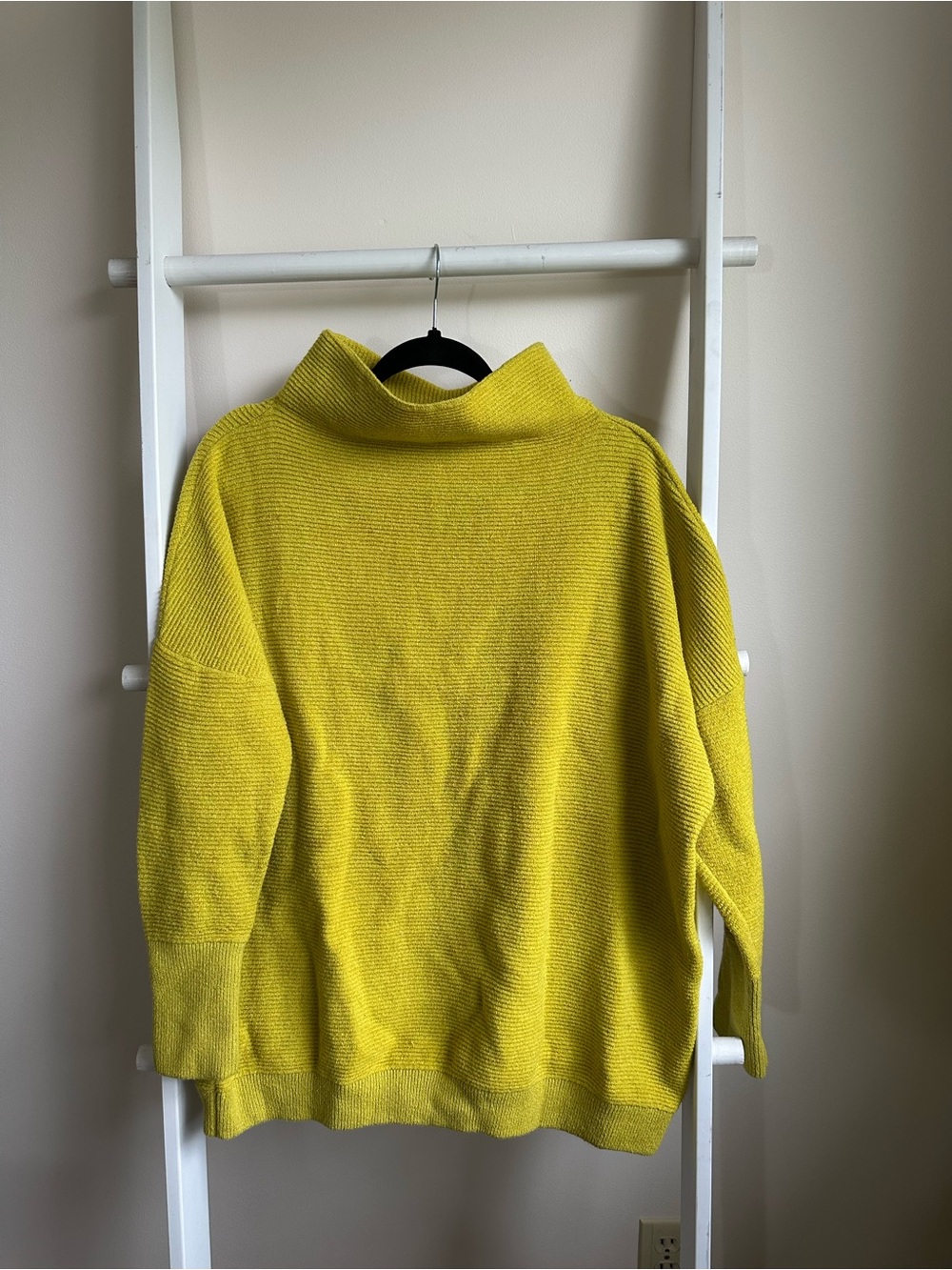RD Style Bright Yellow Turtleneck Sweater
